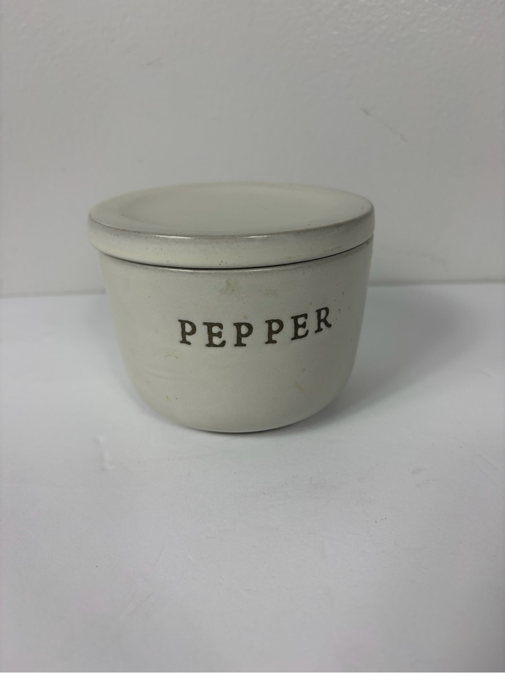 Hearth & Hand Ceramic Pepper Jar with Lid - Off-White